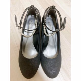 axes femme アクシーズファム 靴 パンプス M ブラック 黒