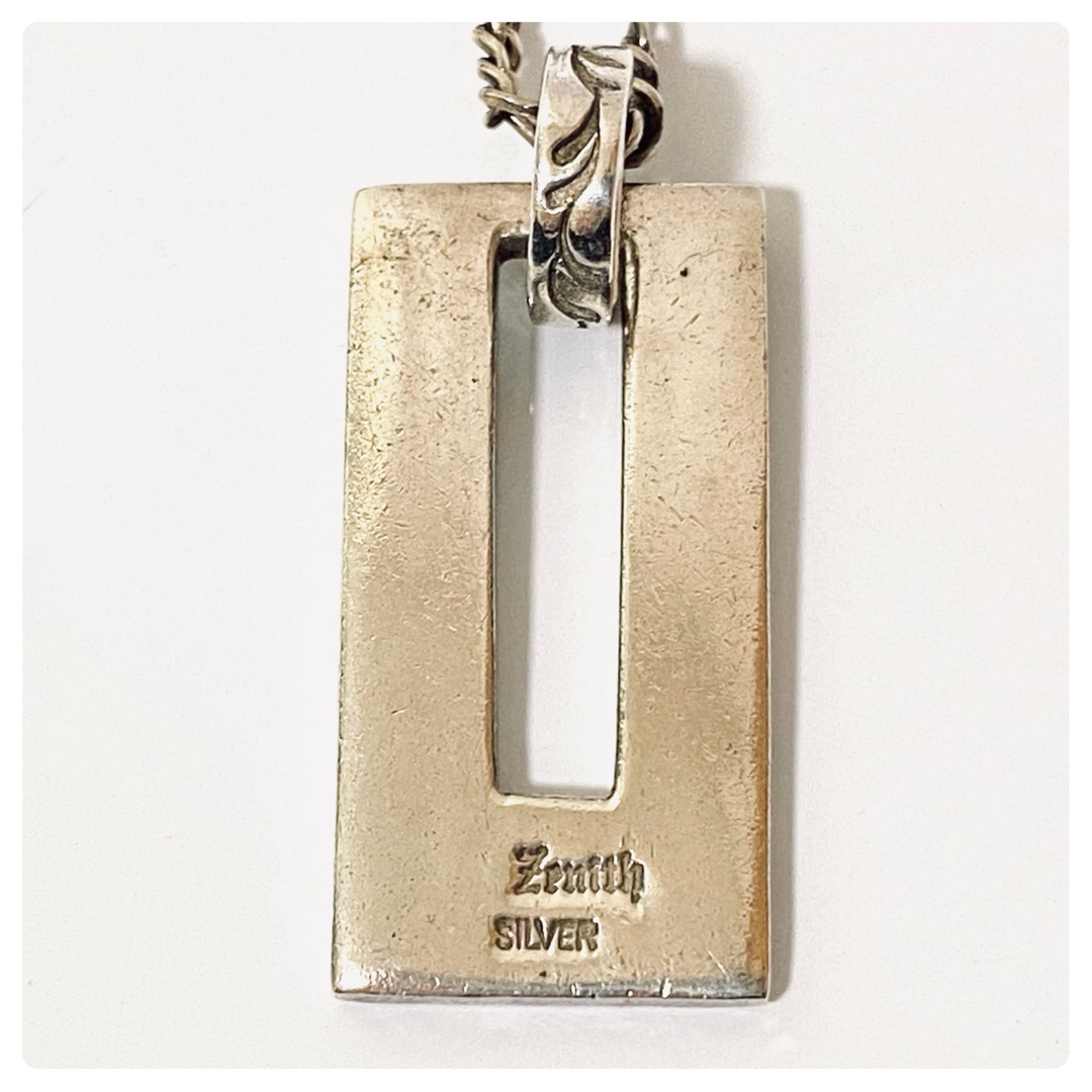 ZENITH(ゼニス)のZENITH ゼニス シルバー925 プレート ネックレス ペンダント メンズのアクセサリー(ネックレス)の商品写真