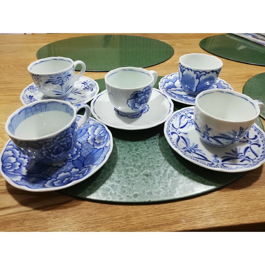 HIROKO KOSHINO - ニッコー コシノヒロカップ&ソーサー 藍がさ HIROKO KOSHINO - ニッコー コシノヒロカップ&ソーサー 藍がさ
