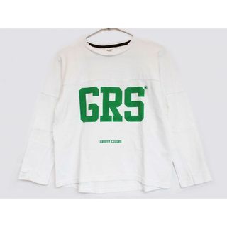 [グルービーカラーズ/GROOVY COLORS]130cm 長袖カットソー/長袖Tシャツ/ロンT 白×緑 '22年製【中古】子供服 キッズ kids 男の子 春秋 tops 722042