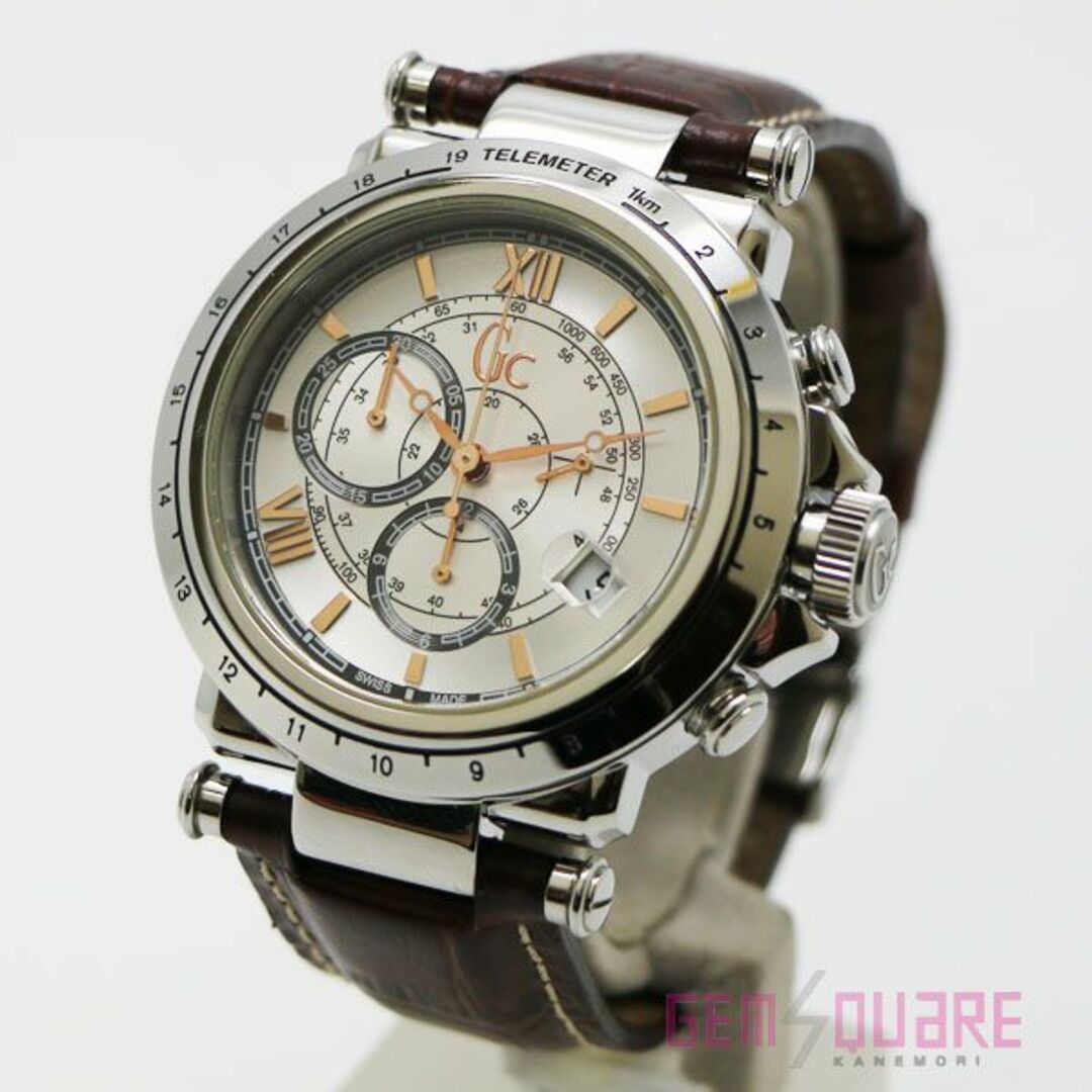 GUESS(ゲス)の【専用商品】GUESS ゲス GC B1クラステレメーター 腕時計 クロノ 男 中古 X44005G1-01804 メンズの時計(腕時計(アナログ))の商品写真
