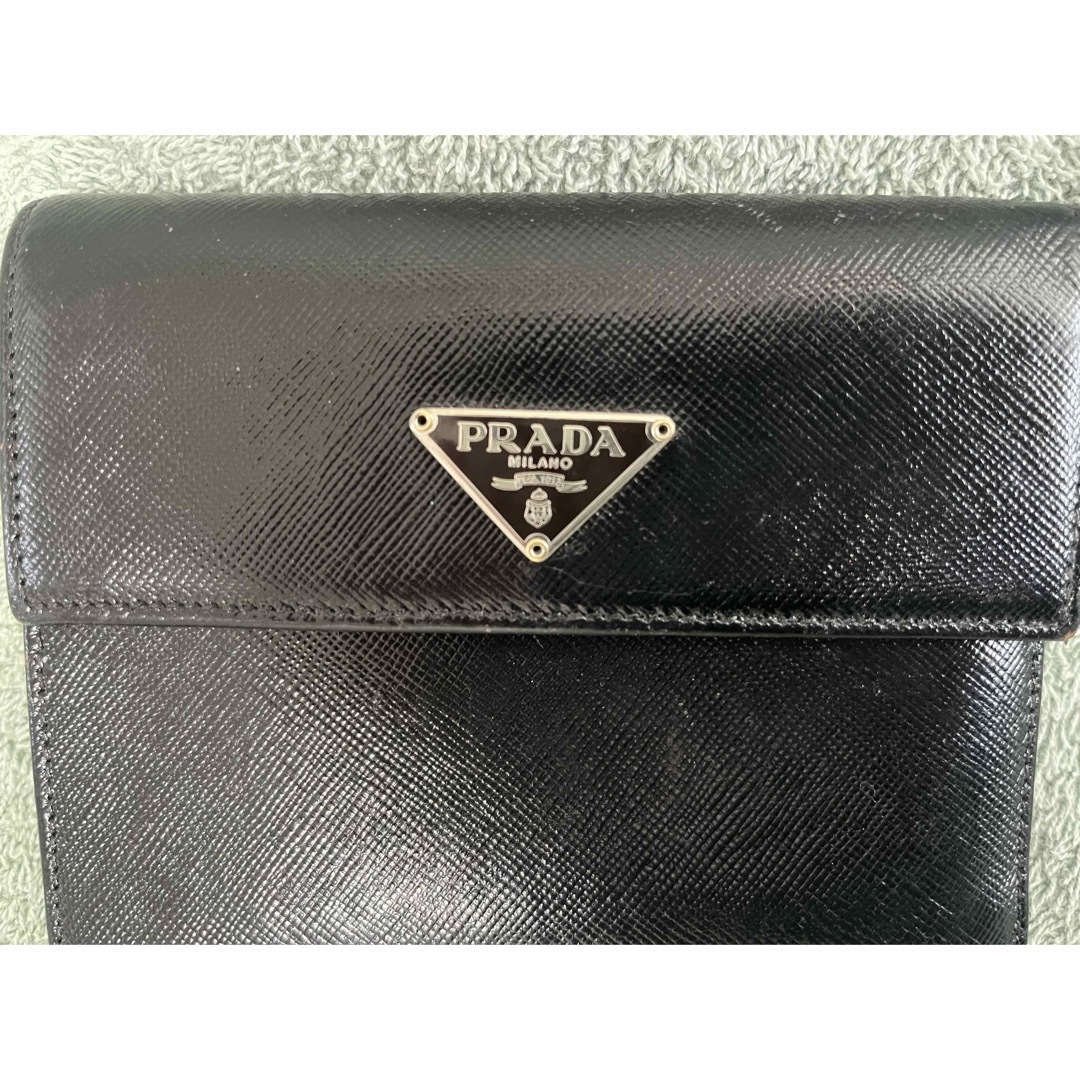 PRADA(プラダ)の【訳あり】PRADA二つ折り財布 レディースのファッション小物(財布)の商品写真
