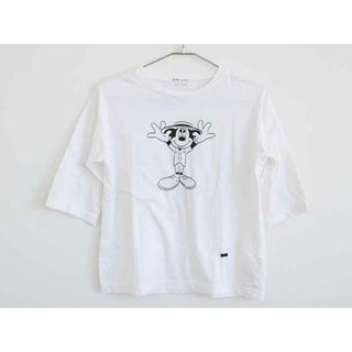 フィス(FITH)の†フィス/FITH†110cm 七分袖Tシャツ/七分袖カットソー/ロンT 白 ミッキーコラボ【中古】子供服 キッズ kids 男の子 女の子 春秋 tops 103042(Tシャツ/カットソー)