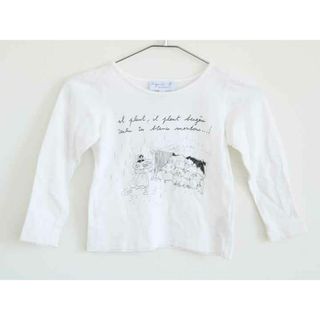 アニエスベー(agnes b.)の†アニエスb/アニエスベー/agnes b. ENFANT†105cm(4ans) 長袖Tシャツ/長袖カットソー/ロンT 白【中古】子供服 キッズ kids 女の子 春秋 tops 803042(Tシャツ/カットソー)