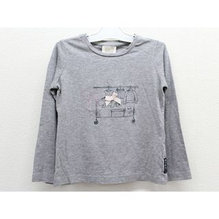 アルマーニ(Armani)の【値下げ!】△アルマーニ ジュニア/Armani Junior△106cm(4A) 長袖Tシャツ/長袖カットソー/ロンT グレー【中古】子供服 キッズ kids 女の子 春秋冬 409032 tops(Tシャツ/カットソー)