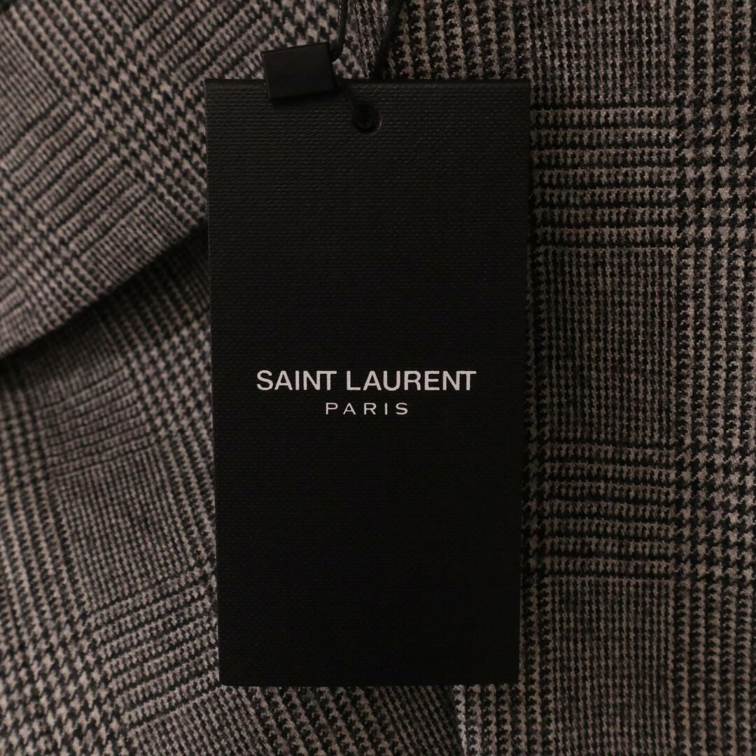 Saint Laurent(サンローラン)のサンローランパリ 23AW グレー 758058Y5H541095 プリンスオブウェールズフランネル ジャケット 42 レディースのジャケット/アウター(その他)の商品写真