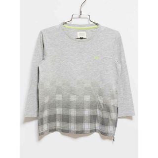 アルマーニ(Armani)の【値下げ!】‡アルマーニ ジュニア/Armani Junior ‡106cm 長袖Tシャツ/長袖カットソー/ロンT グレー【中古】子供服 キッズ kids 男の子 春秋冬 110122 tops(Tシャツ/カットソー)