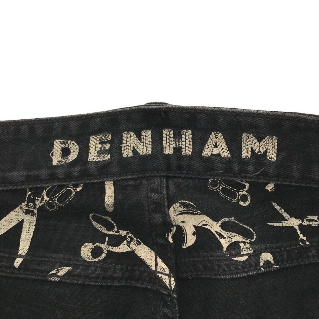 DENHAM(デンハム)のDENHAM デンハム RAZOR SLIM FIT クラッシュ加工デニムパンツ ブラック 36 27180-2-11519 メンズのパンツ(デニム/ジーンズ)の商品写真