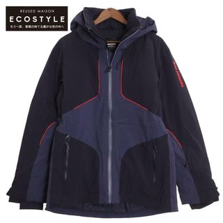 サロモン(SALOMON)のサロモン 23AW LC1856700 ネイビー×オレンジ ナイロン BRILLIANT JACKET M(その他)