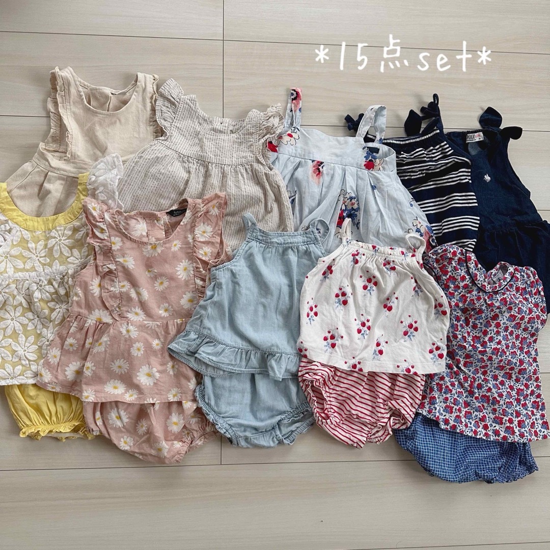 babyGAP(ベビーギャップ)の80cmベビー服15点セット(ブランド含む) キッズ/ベビー/マタニティのベビー服(~85cm)(その他)の商品写真