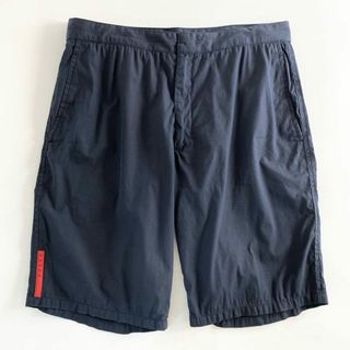 PRADA - 8c7 PRADA SPORTS プラダスポーツ ショートパンツ ショーツ 46 ネイビー 半ズボン イタリア製 ボトムス