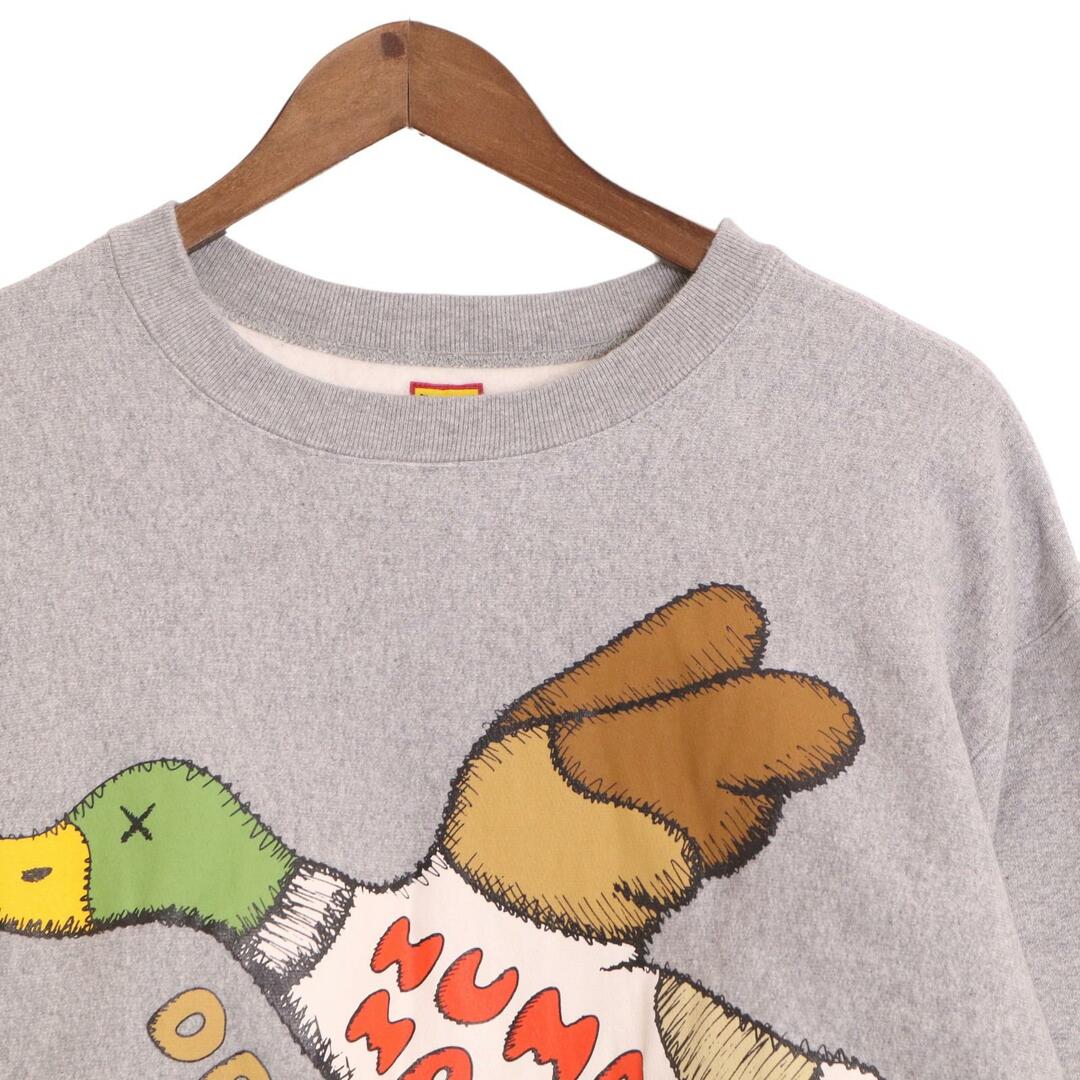 HUMAN MADE - ヒューマンメイド ×KAWS グレー DRY ALLS ダックプリント スウェット HUMAN MADE - ヒューマンメイド ×KAWS グレー DRY ALLS ダックプリント スウェット
