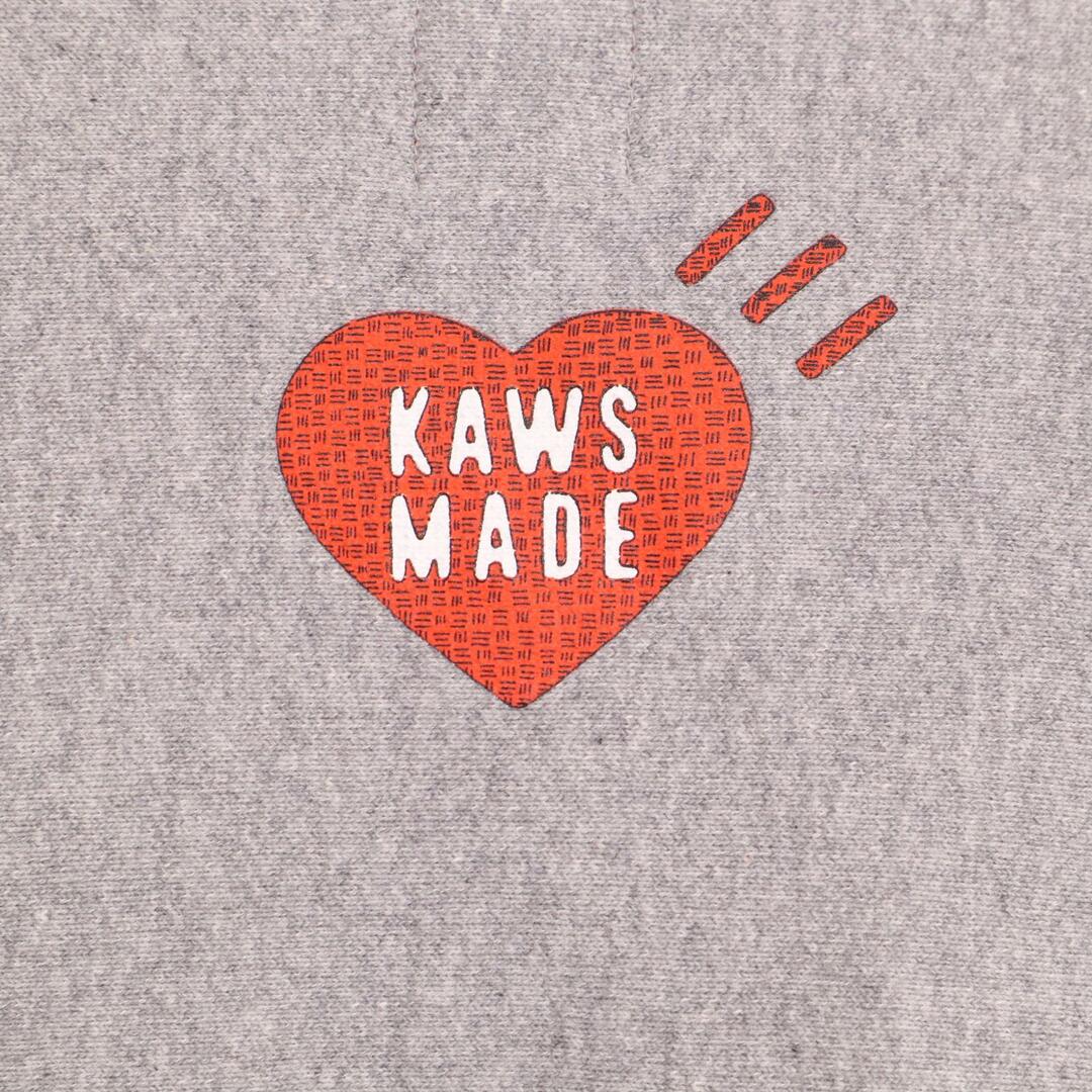 HUMAN MADE(ヒューマンメイド)のヒューマンメイド ×KAWS ｸﾞﾚｰ DRY ALLS ﾀﾞｯｸﾌﾟﾘﾝﾄ ｽｳｪｯﾄ XL メンズのトップス(その他)の商品写真