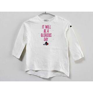 ミキハウス(mikihouse)の【値下げ!】《ミキハウスダブルB/MIKIHOUSE DOUBLE.B》130cm 長袖Tシャツ/長袖カットソー/ロンT 白【中古】子供服 キッズ kids 女の子 春秋 202032 tops(Tシャツ/カットソー)