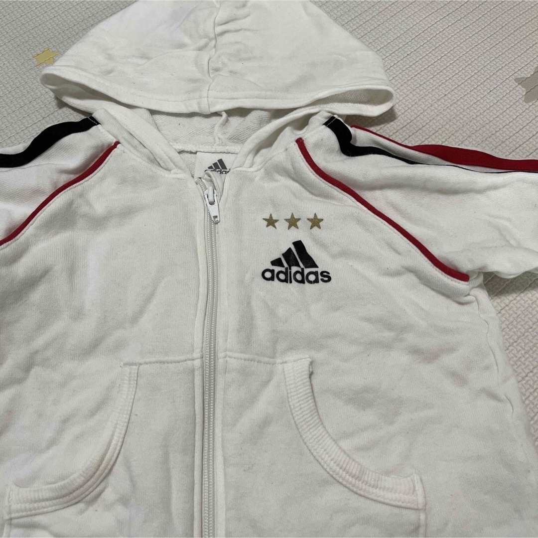 adidas(アディダス)の80センチ　adidasパーカー キッズ/ベビー/マタニティのベビー服(~85cm)(ジャケット/コート)の商品写真