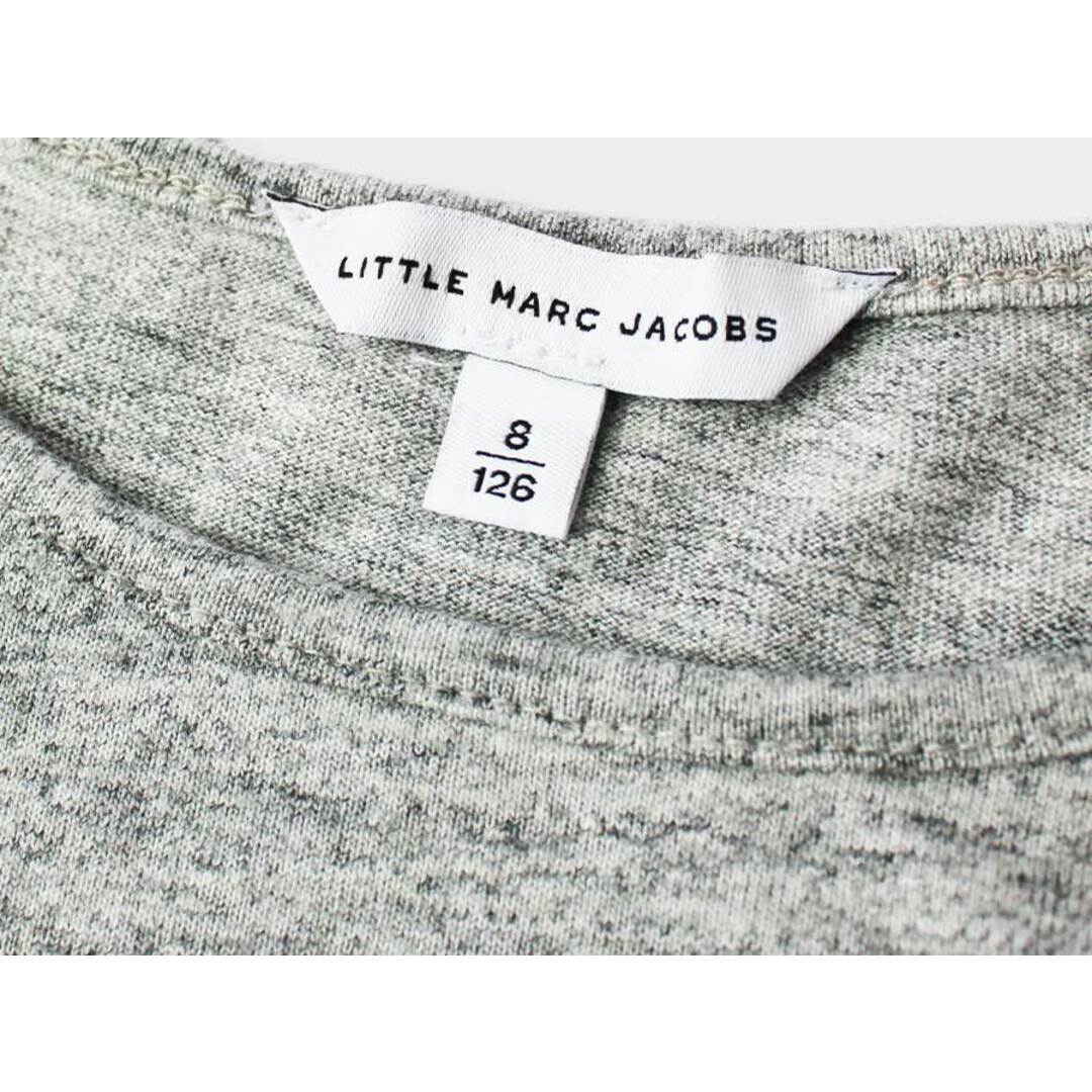 MARC BY MARC JACOBS(マークバイマークジェイコブス)の[リトルマークジェイコブス/Little Marc Jacobs]126cm 長袖Tシャツ/長袖カットソー/ロンT グレー【中古】子供服 キッズ kids 女の子 春秋 tops 602042 キッズ/ベビー/マタニティのキッズ服女の子用(90cm~)(Tシャツ/カットソー)の商品写真