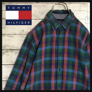 トミーヒルフィガー(TOMMY HILFIGER)の【人気定番】トミーヒルフィガー　チェックシャツ　ニューヨークフィットA841R(シャツ)