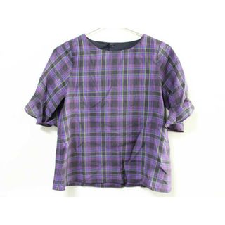 BeBe - 【値下げ!】《ベベ/BeBe》140cm 半袖ブラウス 紫系【中古】子供服 キッズ kids ジュニア 女の子 春 013032 tops