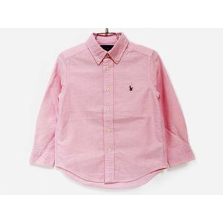 ラルフローレン(Ralph Lauren)の新品 未使用品[ラルフローレン/Ralph Lauren]110cm 長袖シャツ ピンク 子供服 キッズ kids 男の子 春秋冬 tops 503042(シャツ/カットソー)