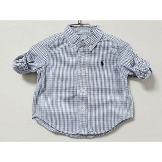 ラルフローレン(Ralph Lauren)の【値下げ!】《ラルフローレン/Ralph Lauren》80cm 長袖シャツ 白系【中古】子供服 キッズ kids ベビー服 baby 男の子 春 713032 tops(シャツ/カットソー)