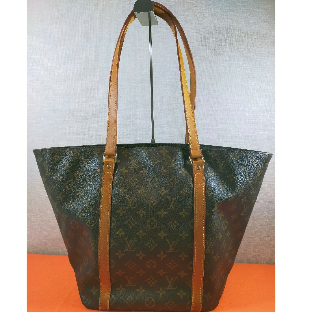 LOUIS VUITTON(ルイヴィトン)のLOUIS VUITTON ルイヴィトン サックショッピング モノグラム 本革 レディースのバッグ(トートバッグ)の商品写真