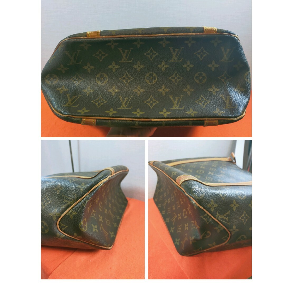 LOUIS VUITTON(ルイヴィトン)のLOUIS VUITTON ルイヴィトン サックショッピング モノグラム 本革 レディースのバッグ(トートバッグ)の商品写真