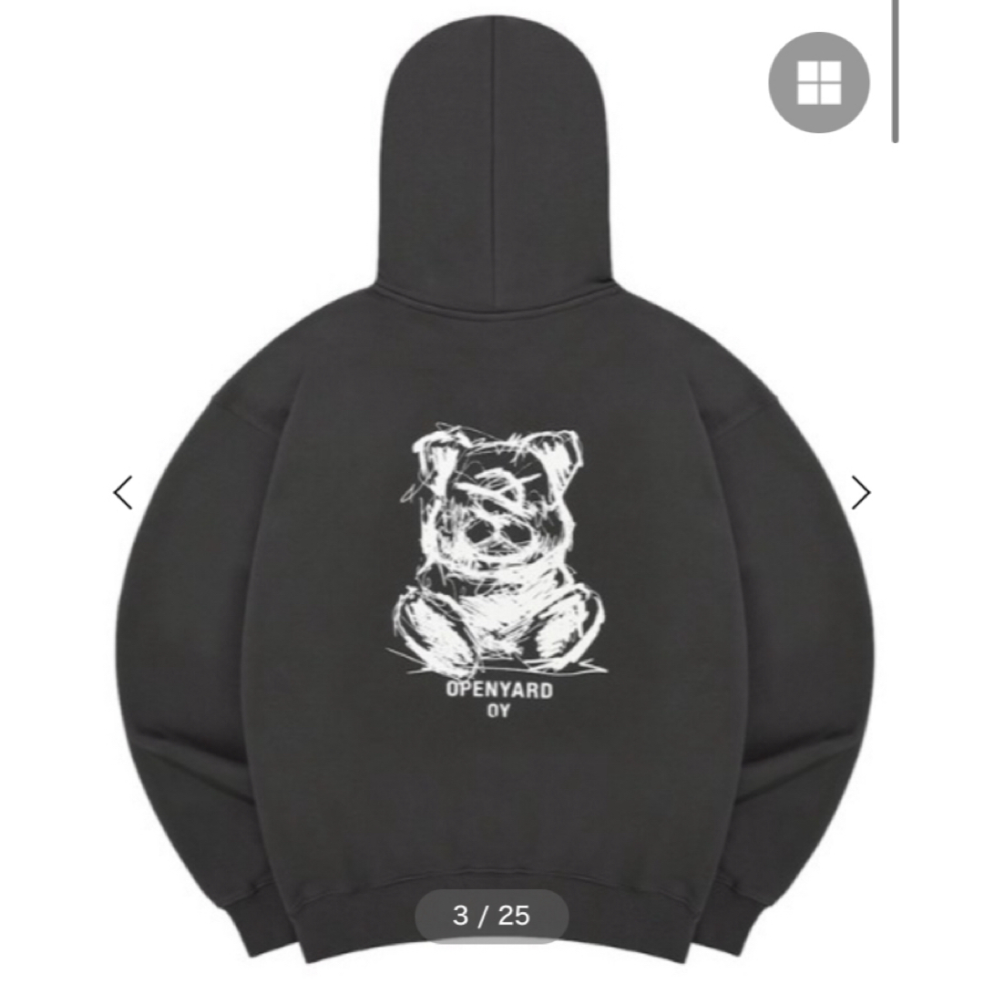 OY(オーワイ)のOY/オーワイ　SKETCH ODOLLY HOODIE ZIP UP メンズのトップス(パーカー)の商品写真