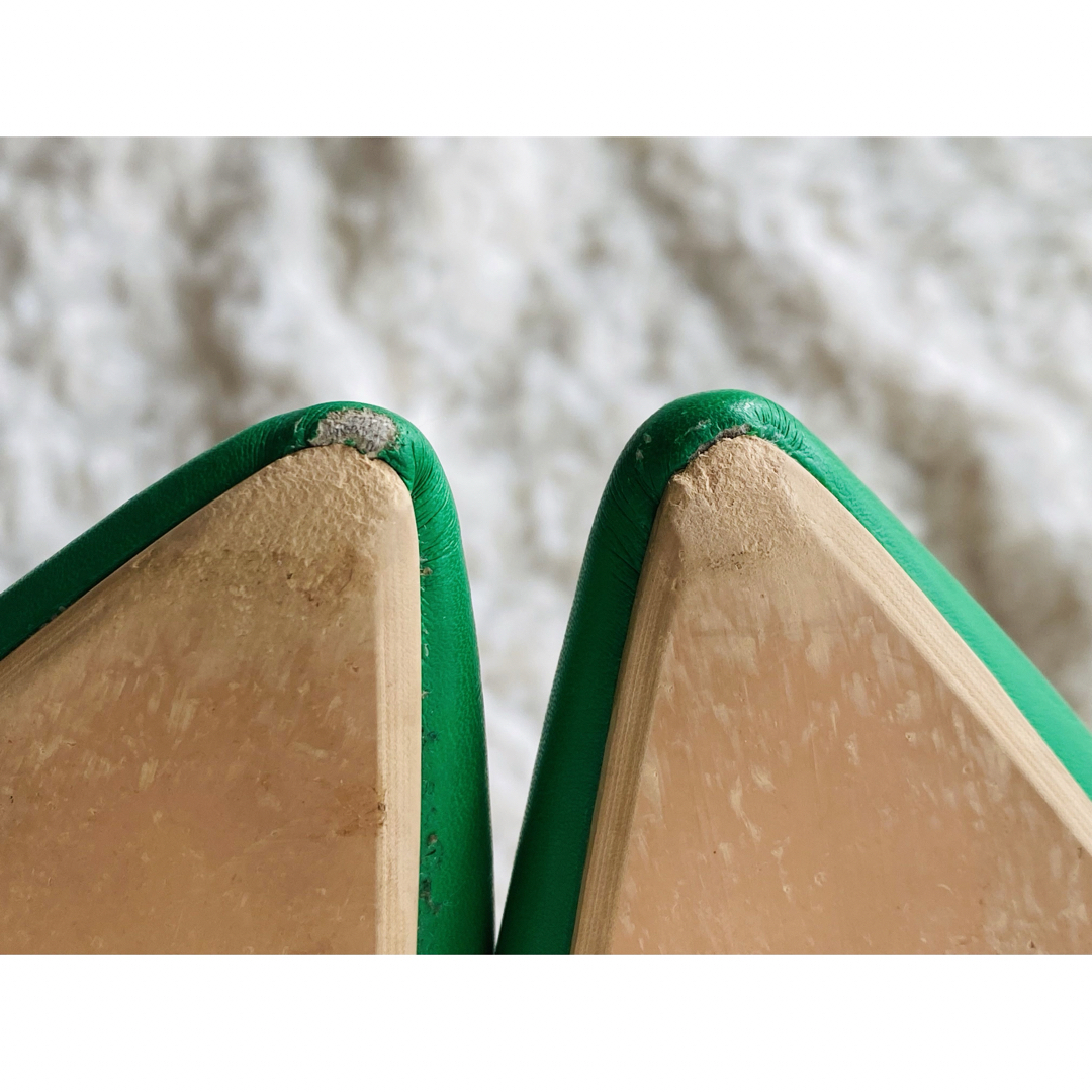 titivate(ティティベイト)のオシャレな春色グリーン♡ミュールパンプス♡S〜M レディースの靴/シューズ(ハイヒール/パンプス)の商品写真