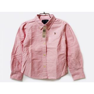 ラルフローレン(Ralph Lauren)の新品 未使用品[ラルフローレン/Ralph Lauren]120cm 長袖ブラウス ピンク 子供服 キッズ kids 女の子 春秋冬 tops 503042(シャツ/カットソー)