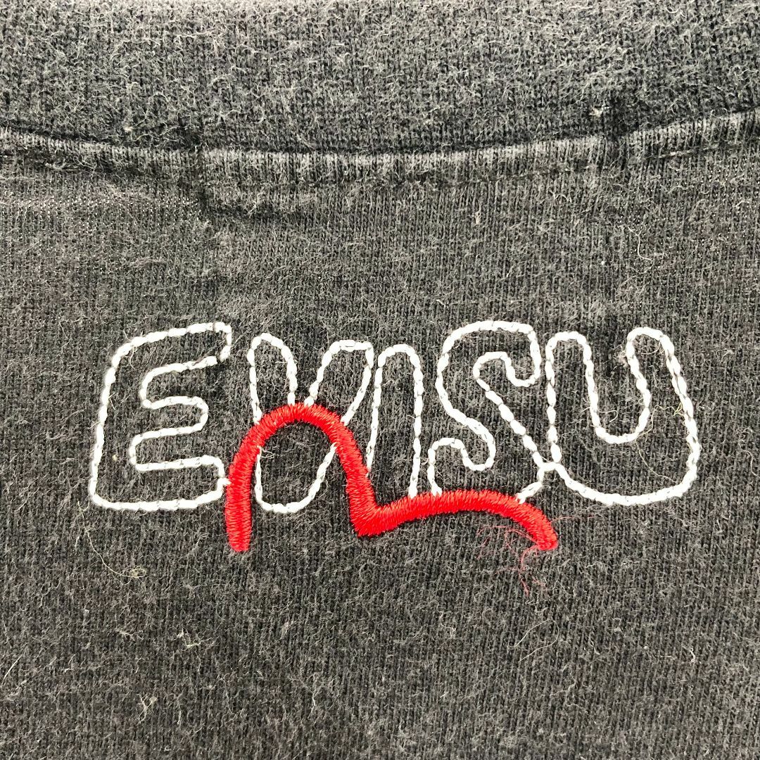 EVISU(エビス)の希少　EVISU エヴィス　スウェット　刺繍　コットン　ブラック メンズのトップス(スウェット)の商品写真