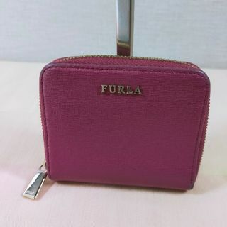 フルラ(Furla)のフルラ FURLA 折り財布 ラウンドファスナー ピンク レザー(財布)