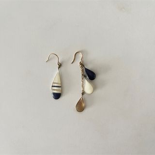 ピアス　ことものマルシェ　ボーダー(ピアス)