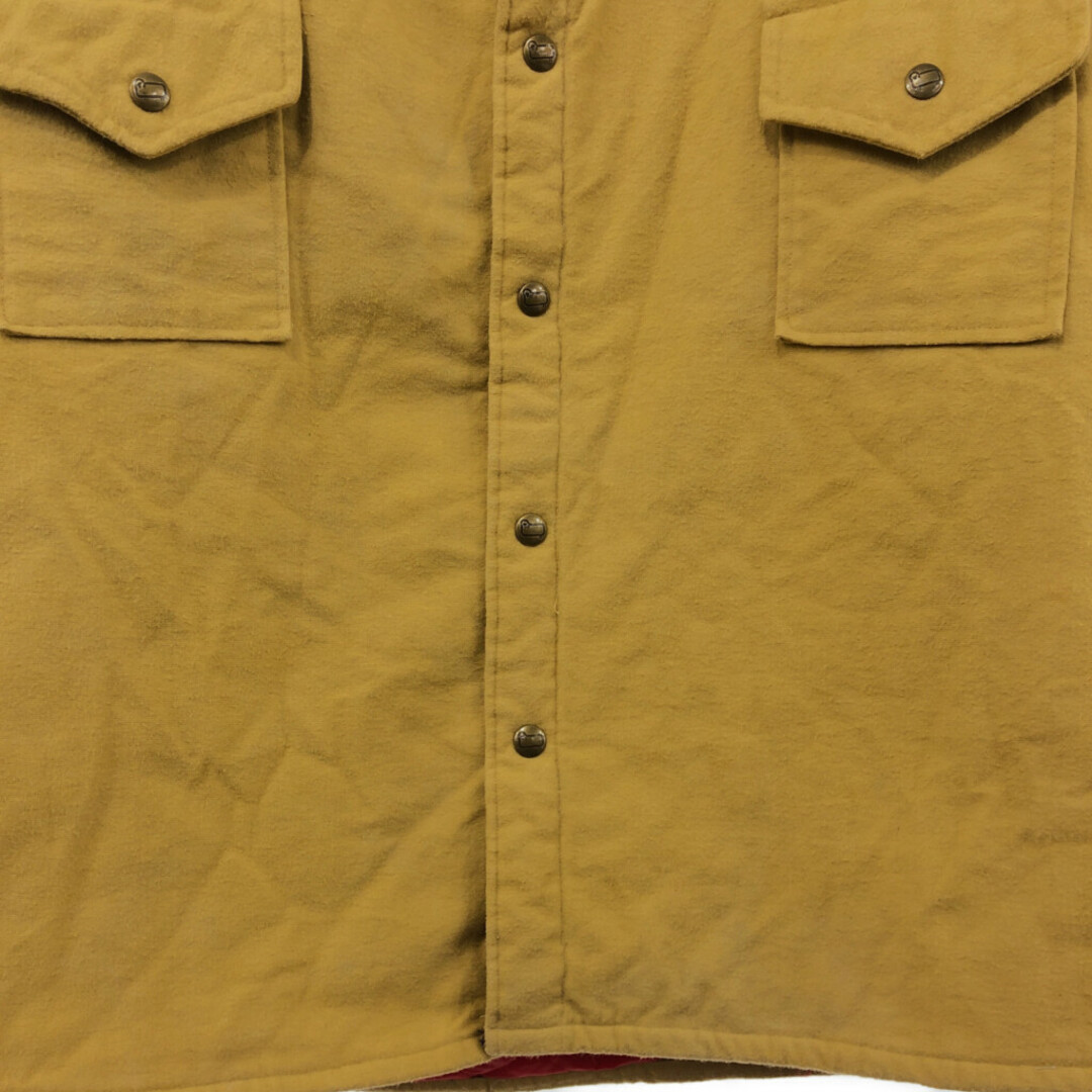 WOOLRICH(ウールリッチ)の70年代 WOOLRICH ウールリッチ CPO 中綿 ジャケット イエロー (メンズ XL相当) 中古 古着 P2479 メンズのジャケット/アウター(その他)の商品写真