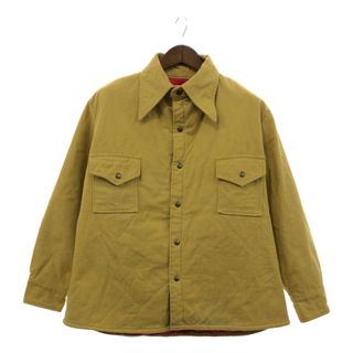 ウールリッチ(WOOLRICH)の70年代 WOOLRICH ウールリッチ CPO 中綿 ジャケット イエロー (メンズ XL相当) 中古 古着 P2479(その他)