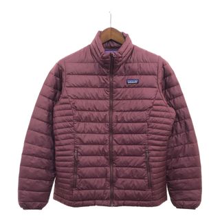 patagonia - patagonia パタゴニア ダウンジャケット アウトドア ワインレッド (レディース ) 中古 古着 P4544