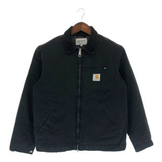 カーハート(carhartt)のCarhartt カーハート WIP デトロイト ジャケット ダック地 ワーク アウター ブラック (メンズ ) 中古 古着 P4767(その他)