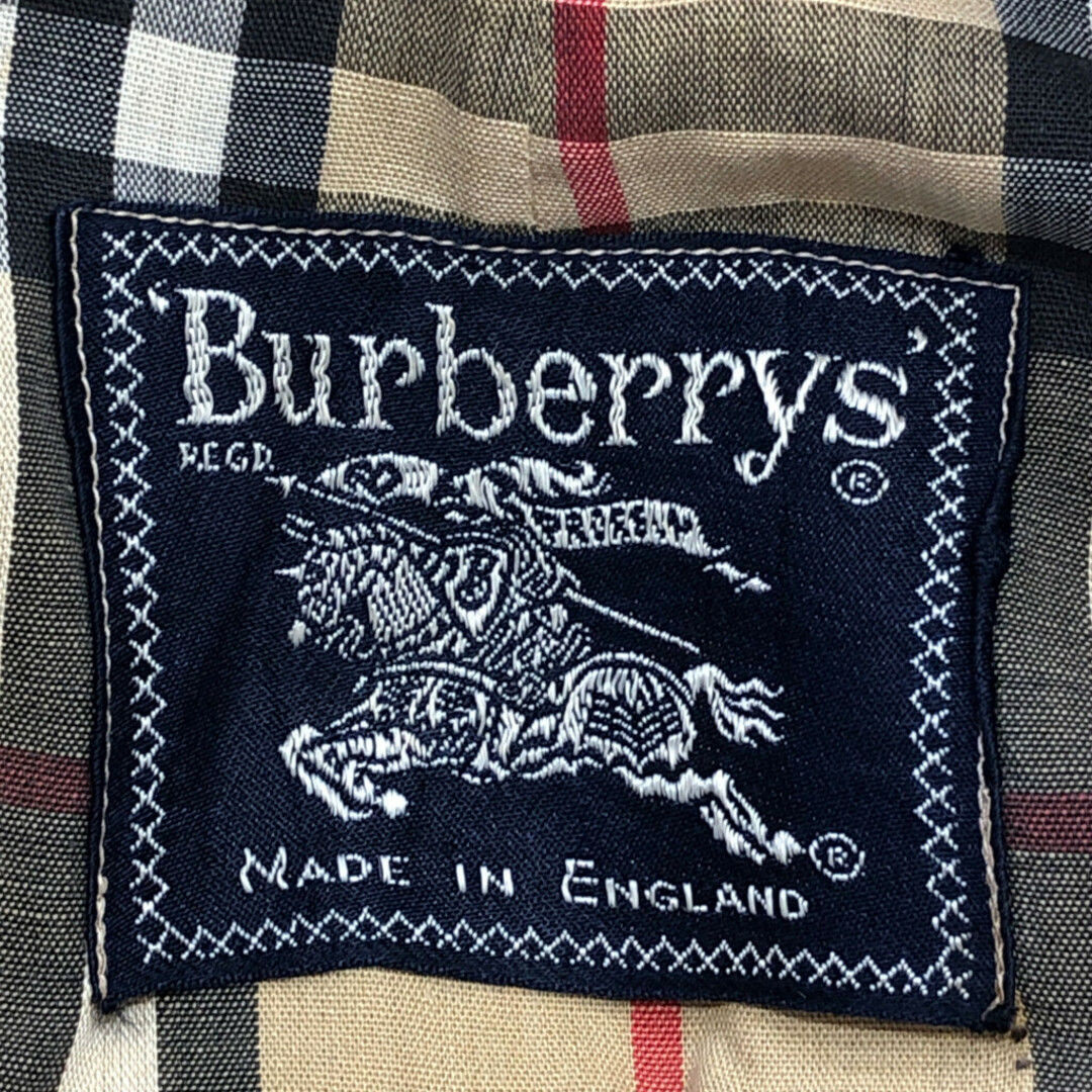 BURBERRY(バーバリー)の90年代 イングランド製 Burberrys バーバリーズ ステンカラー コート アウター ベージュ (レディース XL相当) 中古 古着 p5516 レディースのジャケット/アウター(ロングコート)の商品写真