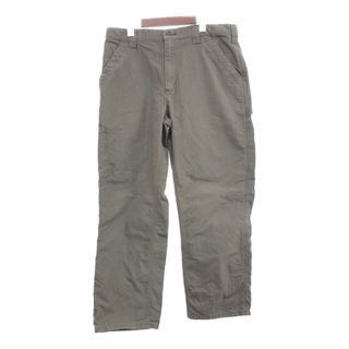 カーハート(carhartt)の2000年代～ Carhartt カーハート Dungaree Fit ペインター パンツ  ワーク ブラウン (メンズ 34/30) 中古 古着 P6699(その他)