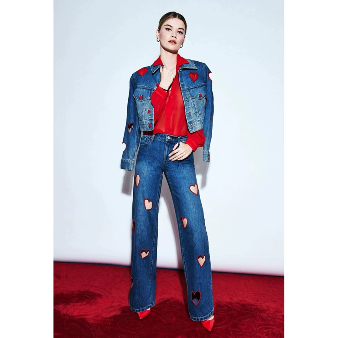 Alice+Olivia - ❤️☆Alice olive2024春新作新品 デニム ハート Alice+Olivia - ❤️☆Alice olive2024春新作新品 デニム ハート