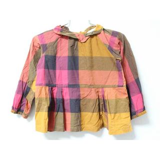 バーバリー(BURBERRY)の【値下げ!】《バーバリー/BURBERRY》92cm 長袖ブラウス マルチカラー【中古】子供服 キッズ kids 女の子 秋冬 400122 tops(シャツ/カットソー)