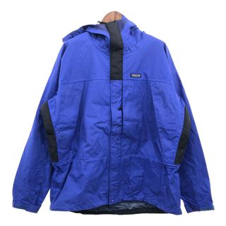 パタゴニア(patagonia)の2000年代～ patagonia パタゴニア ストレッチ トリオレットジャケット マウンテンパーカー アウター  ブルー (メンズ XXL) 中古 古着 P7428(マウンテンパーカー)