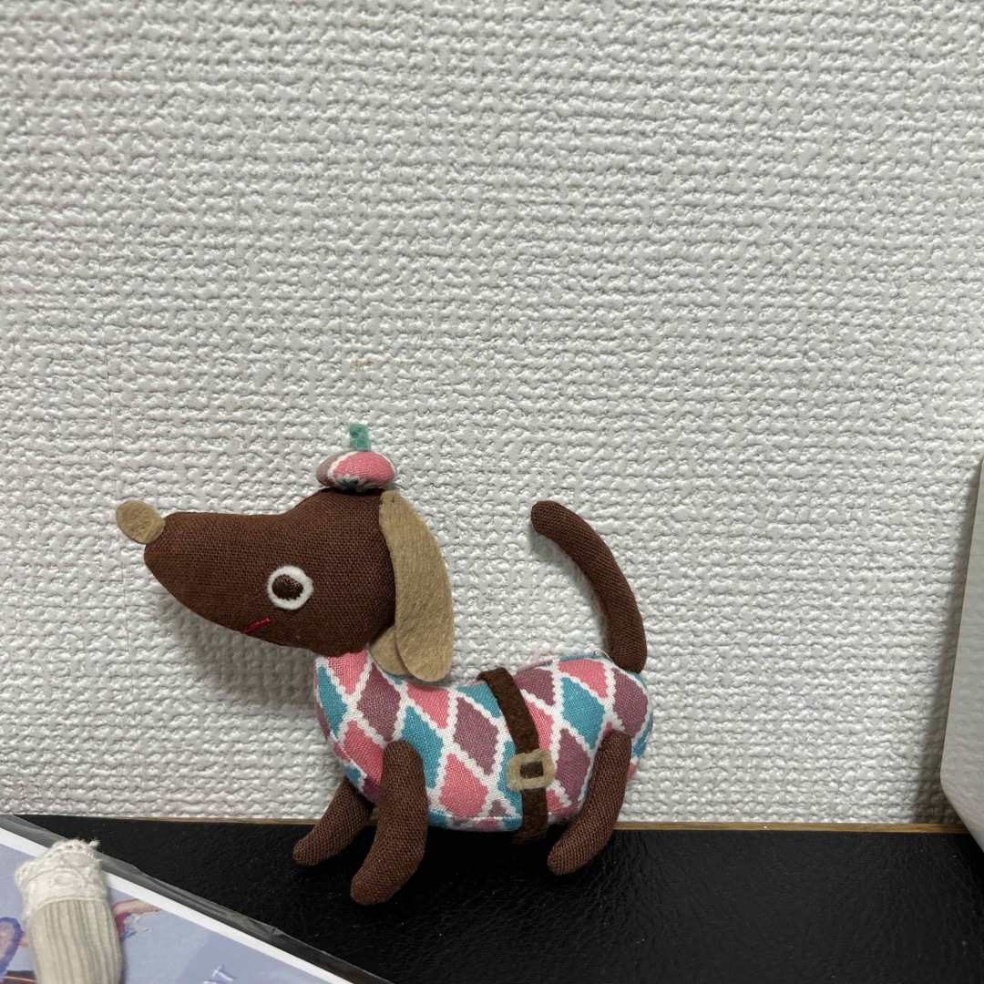 ヴィンテージ生地使用 ★ハンドメイド ぬいぐるみ  犬 キッズ/ベビー/マタニティのおもちゃ(ぬいぐるみ/人形)の商品写真