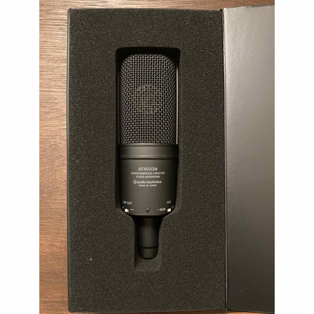 audio-technica(オーディオテクニカ)の【美品】audio-technica AT4033a コンデンサーマイク 楽器のレコーディング/PA機器(マイク)の商品写真