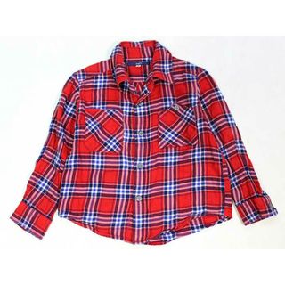 シップス(SHIPS)の【値下げ!】☆シップス/SHIPS kids☆100cm 長袖シャツ 赤 【中古】子供服 キッズ kids 男の子 春秋冬 121132 tops(シャツ/カットソー)