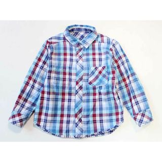 シップス(SHIPS)の☆シップス/SHIPS kids☆100cm 長袖シャツ 青系 リバーシブル 【中古】子供服 キッズ kids 男の子 春秋 122032 tops(シャツ/カットソー)