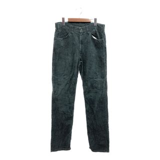 リーバイス(Levi's)の80年代 USA製 Levi's リーバイス 519-1532 コーデュロイパンツ ボトムス アメカジ グリーン (メンズ 33/34) 中古 古着 P7490(その他)