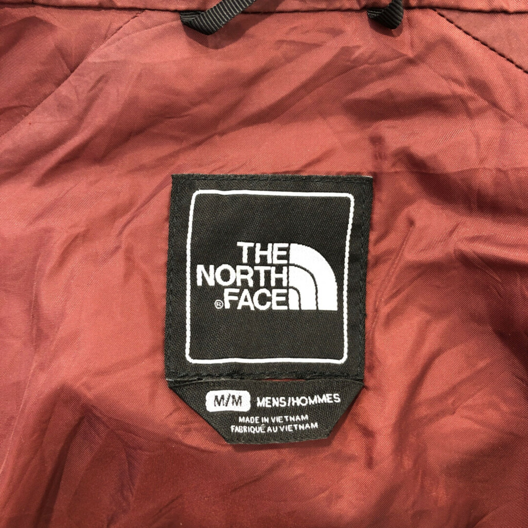 THE NORTH FACE(ザノースフェイス)のTHE NORTH FACE ノースフェイス HYVENT ナイロン マウンテンパーカー アウター アウトドア キャンプ レッド (メンズ M) 中古 古着 P7528 メンズのジャケット/アウター(マウンテンパーカー)の商品写真