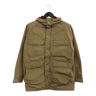 ウールリッチ(WOOLRICH)の70年代 USA製 WOOLRICH ウールリッチ シェルジャケット マウンテンパーカー ヴィンテージ ベージュ (メンズ M) 中古 古着 P7560(マウンテンパーカー)