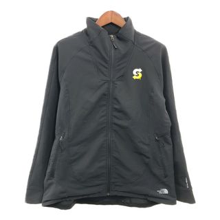 ザノースフェイス(THE NORTH FACE)のTHE NORTH FACE ノースフェイス WINDWALL ソフトシェルジャケット アウトドア キャンプ ブラック (レディース XXL) 中古 古着 P7601(その他)