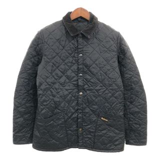 バーブァー(Barbour)のBarbour バブアー ナイロン キルティング ジャケット アウター カジュアル ブラック (メンズ M) 中古 古着 P7604(その他)